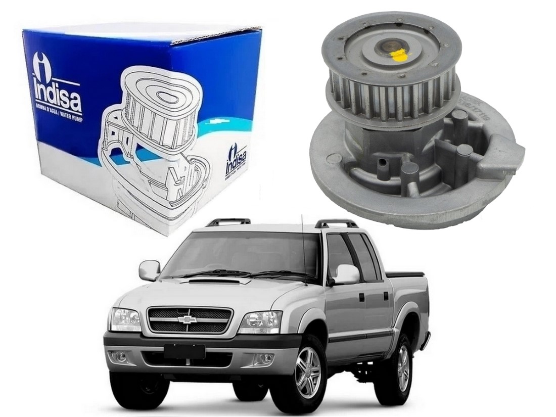  BOMBA D'AGUA INDISA CHEVROLET S10 2.4 2001 A 2008