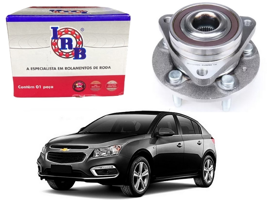  CUBO DE RODA DIANTEIRO IRB CHEVROLET CRUZE 1.8 2011 A 2016