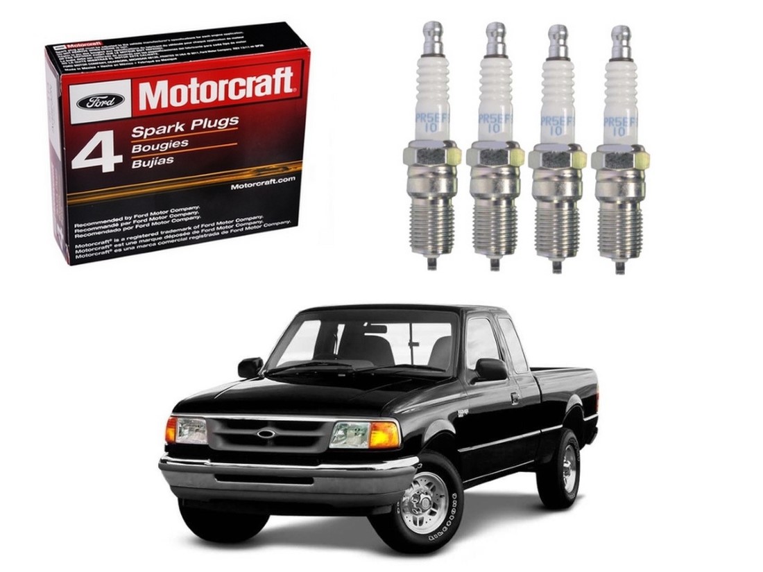  JOGO VELAS MOTORCRAFT FORD RANGER 2.3 8V 1996 A 1997