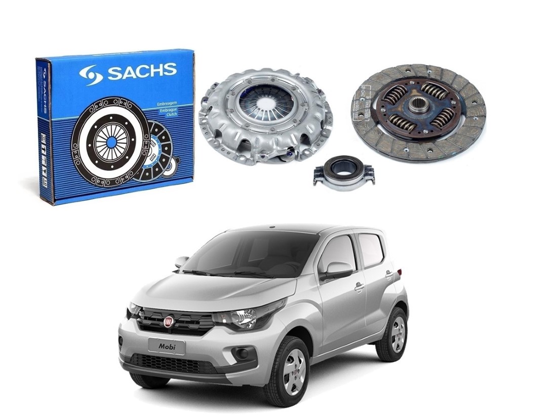  KIT EMBREAGEM SACHS ORIGINAL FIAT MOBI 1.0 3 CILINDROS 2017 A 2020