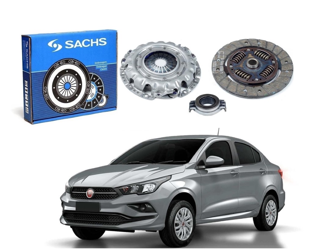  KIT EMBREAGEM SACHS ORIGINAL FIAT CRONOS 1.3 4 CILINDROS 2016 A 2020