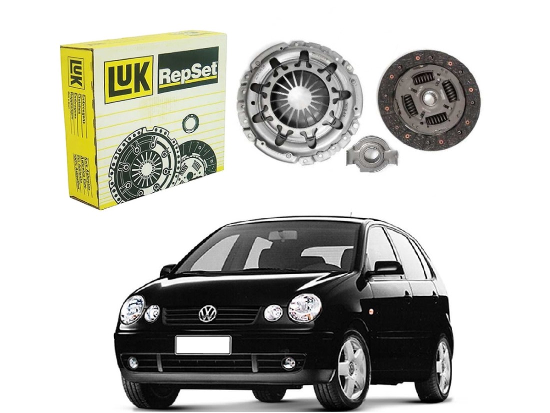  KIT EMBREAGEM LUK ORIGINAL VOLKSWAGEN POLO HATCH 2.0 2003 A 2006