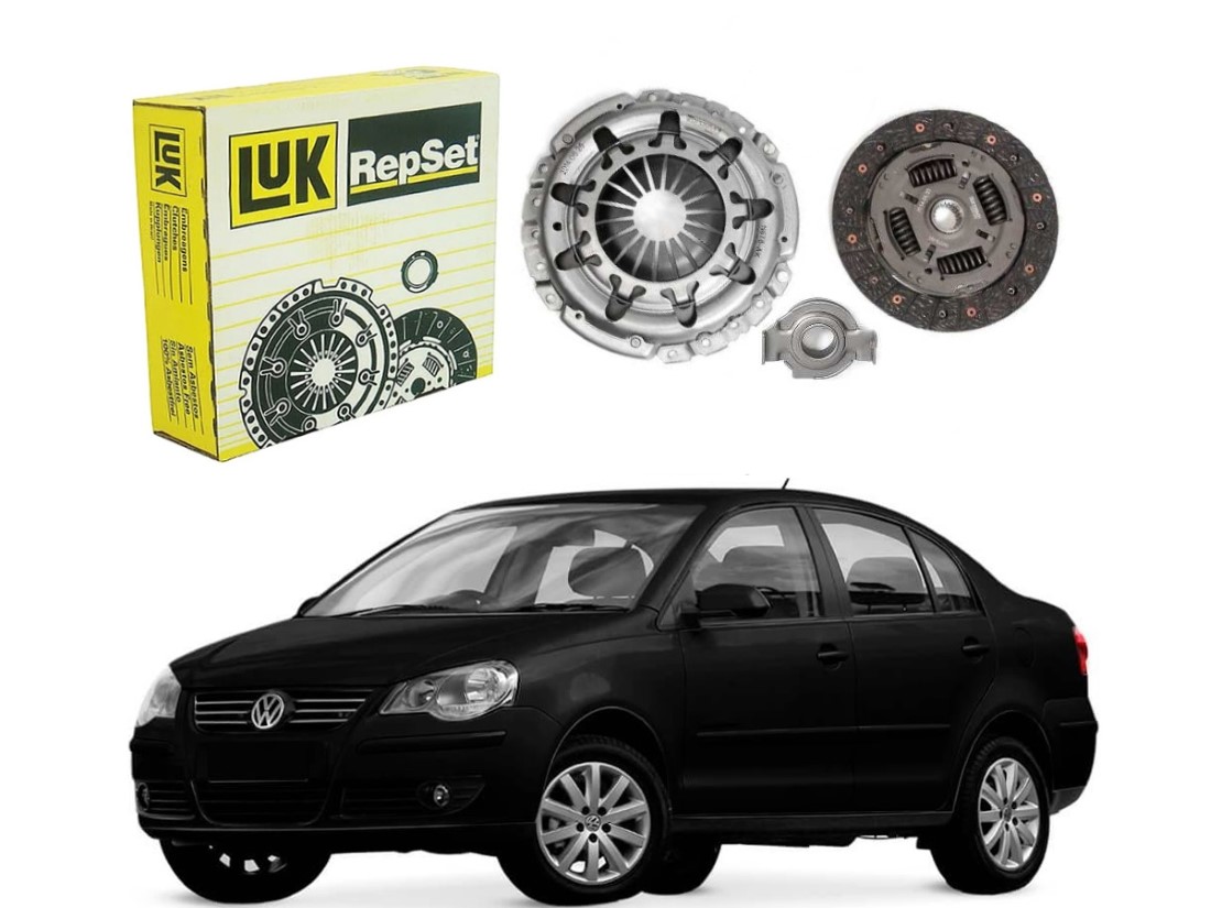  KIT EMBREAGEM LUK ORIGINAL VOLKSWAGEN POLO SEDAN 2.0 2008 A 2012