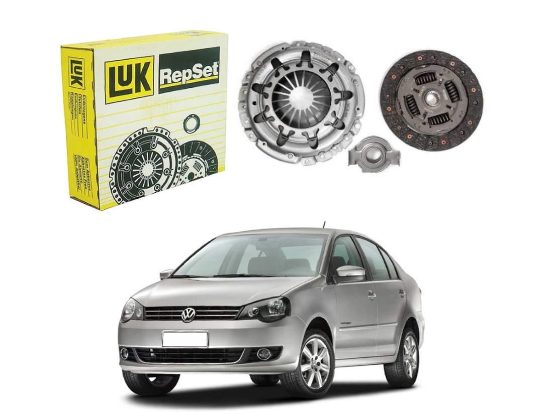  KIT EMBREAGEM LUK ORIGINAL VOLKSWAGEN POLO SEDAN 2.0 2013 A 2015