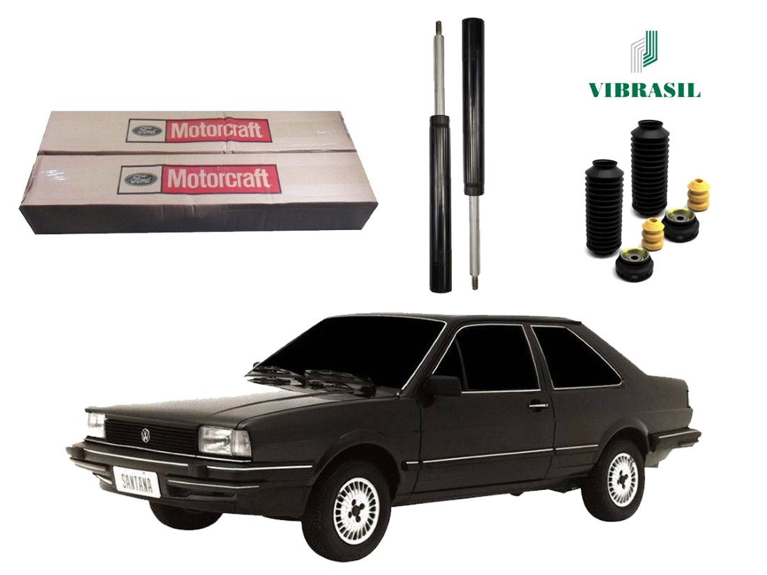  KIT AMORTECEDOR DIANTEIRO ORIGINAL VOLKSWAGEN SANTANA 1.8 2.0 1984 A 1990