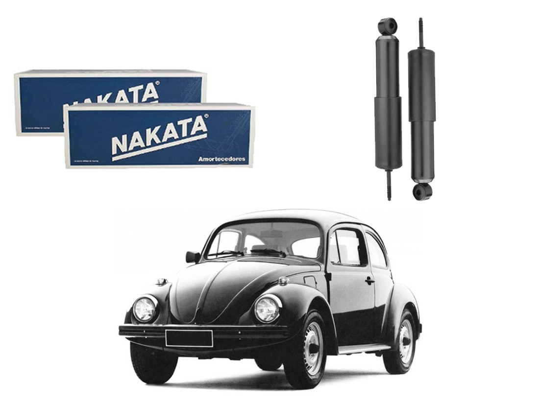  PAR AMORTECEDOR DIANTEIRO NAKATA ORIGINAL VOLKSWAGEN FUSCA 1300 1500 1600 1967 A 1996