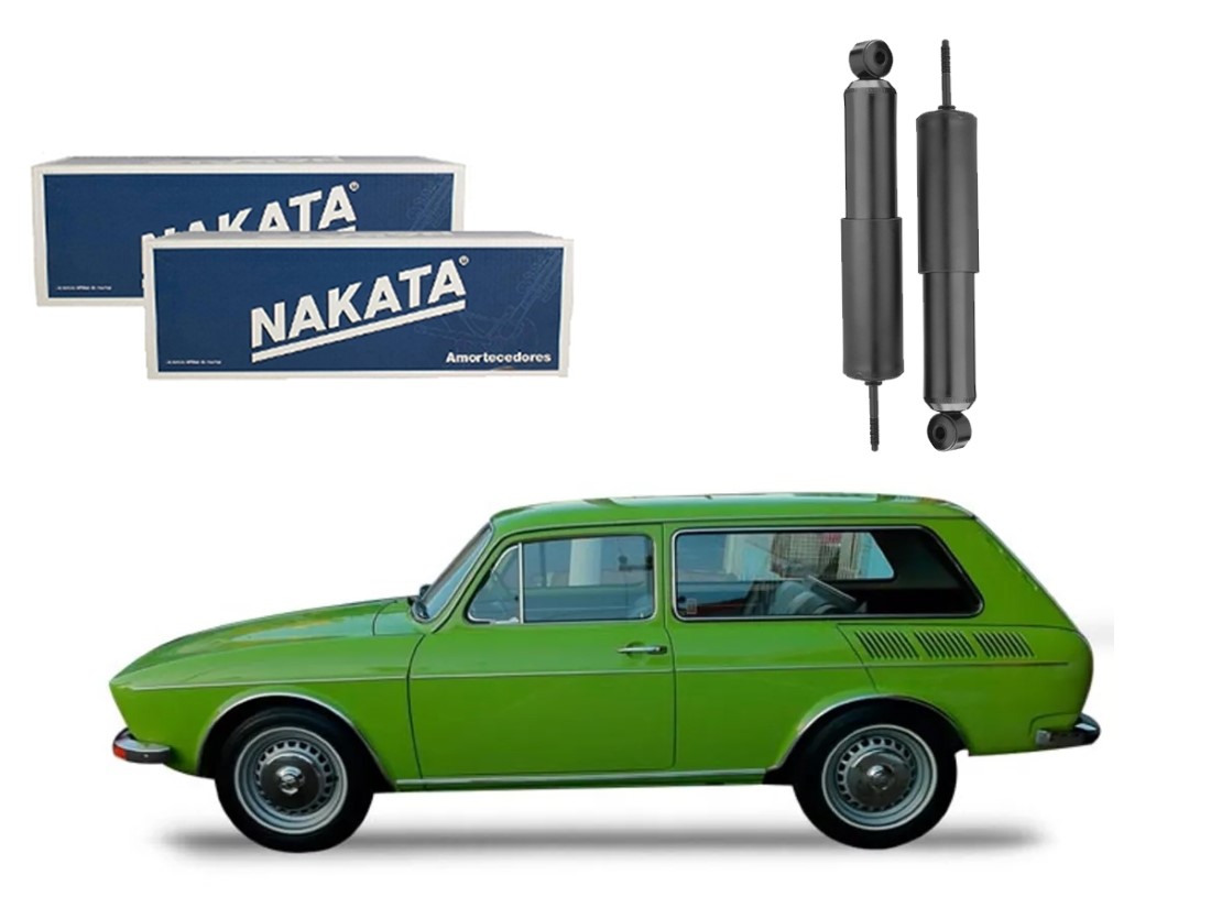  PAR AMORTECEDOR DIANTEIRO NAKATA ORIGINAL VOLKSWAGEN VARIANT 1600 1971 A 1976