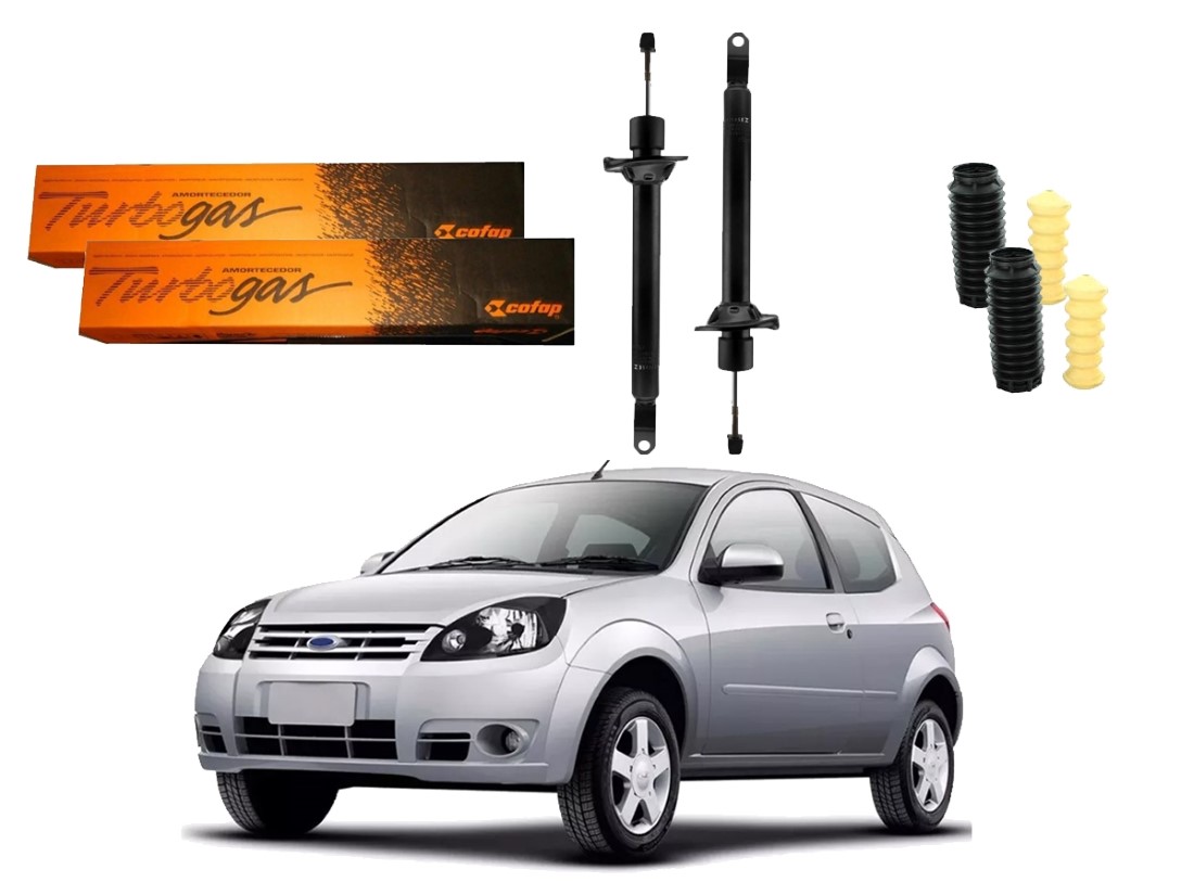  KIT AMORTECEDOR TRASEIRO COFAP ORIGINAL FORD KA 1.0 1.6 2007 A 2011