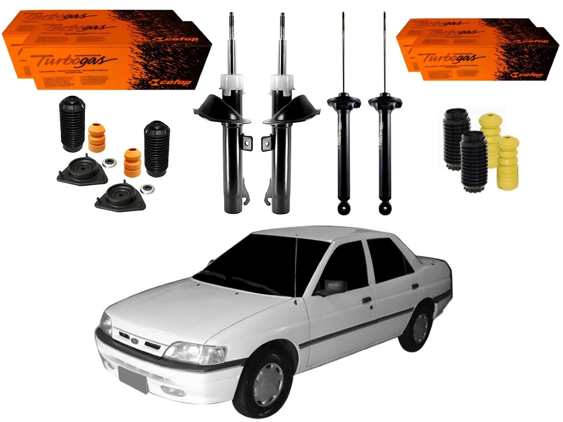  KIT AMORTECEDOR DIANTEIRO TRASEIRO COFAP ORIGINAL FORD VERONA 1.6 1.8 2.0 1992 A 1996