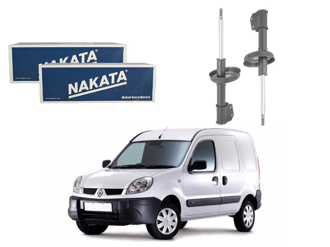  PAR AMORTECEDOR DIANTEIRO NAKATA ORIGINAL RENAULT KANGOO AUTHENTIQUE 1.6 2009 A 2011