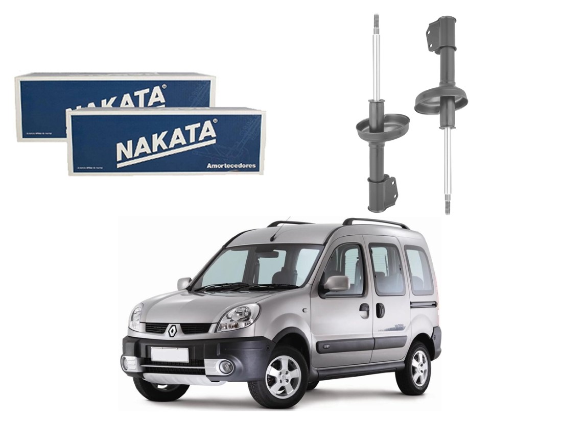  PAR AMORTECEDOR DIANTEIRO NAKATA ORIGINAL RENAULT KANGOO SPORTWAY 1.6 2007 A 2011