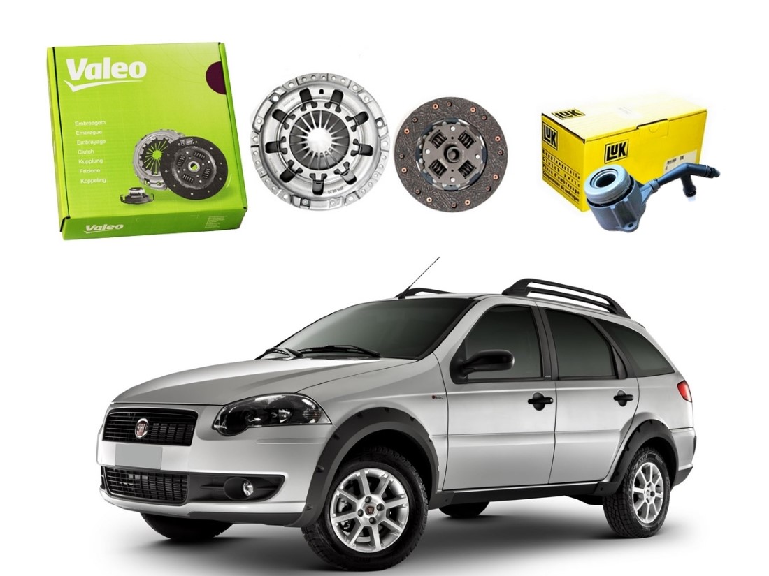  KIT EMBREAGEM VALEO ATUADOR ORIGINAL FIAT PALIO WEEKEND TREKKING 1.6 16V 2012 A 2020