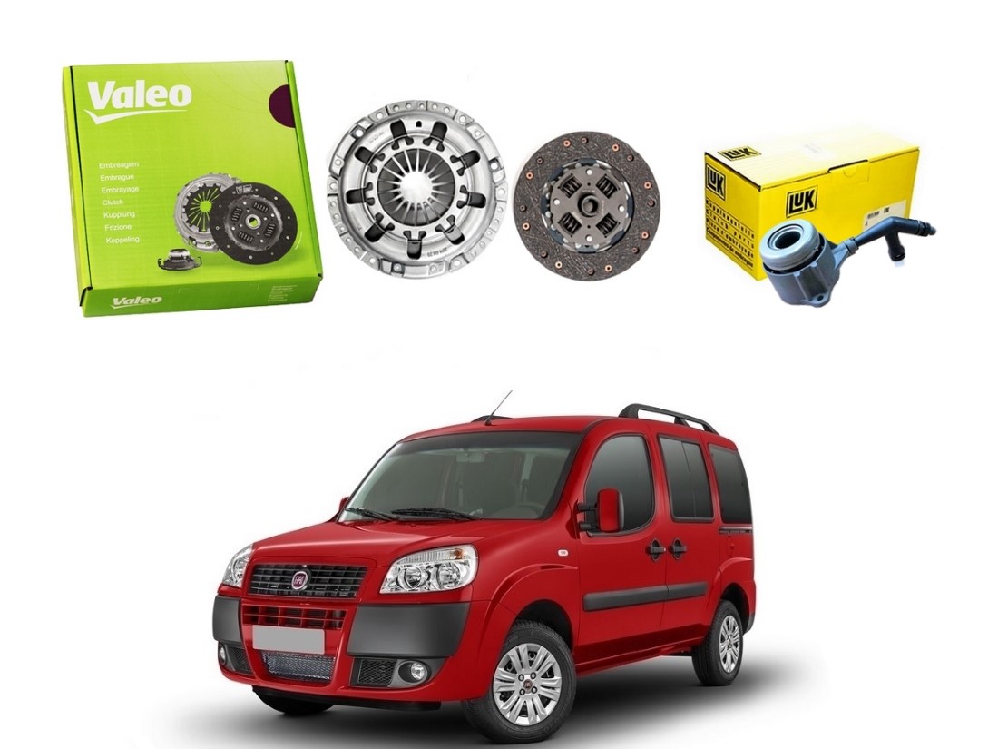  KIT EMBREAGEM VALEO ATUADOR ORIGINAL FIAT DOBLO ETORQ 1.6 2011 A 2020