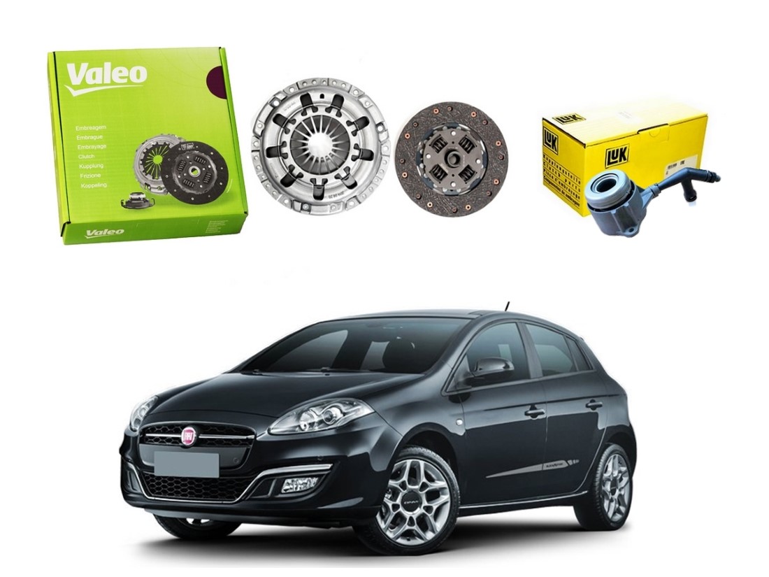  KIT EMBREAGEM VALEO ATUADOR ORIGINAL FIAT BRAVO 1.8 2010 A 2016