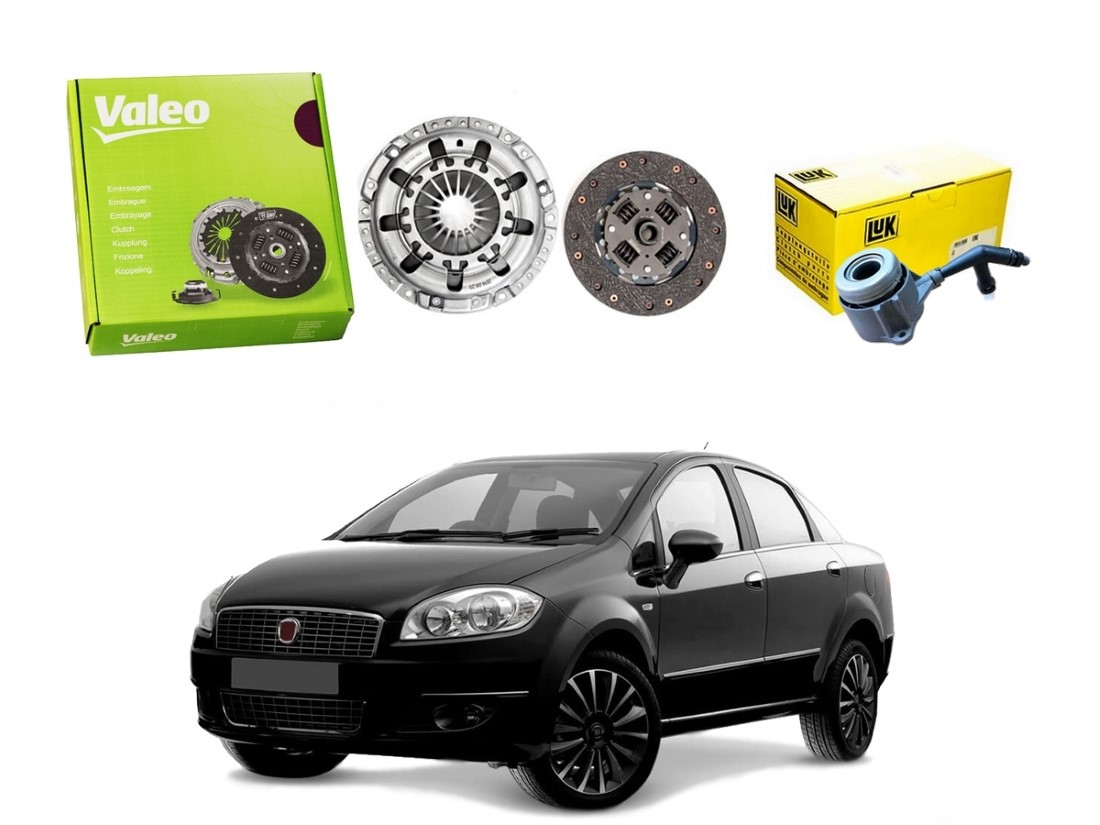  KIT EMBREAGEM VALEO ATUADOR ORIGINAL FIAT LINEA 1.9 2008 A 2010