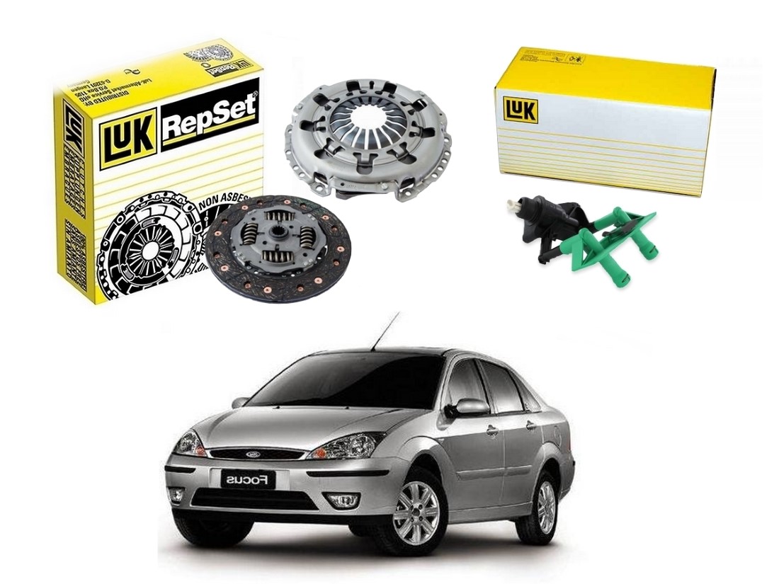  KIT EMBREAGEM ATUADOR PEDAL LUK ORIGINAL FORD FOCUS SEDAN 2.0 16V ZETEC 2000 A 2005