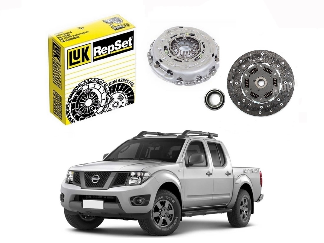  KIT EMBREAGEM LUK ORIGINAL NISSAN FRONTIER 2.5 16V 2007 A 2012