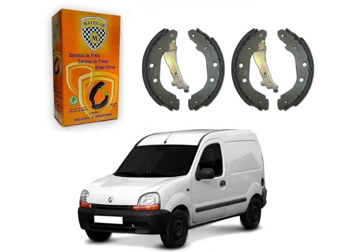  SAPATA DE FREIO MAZZICAR ORIGINAL RENAULT KANGOO 1.0 2000 A 2005