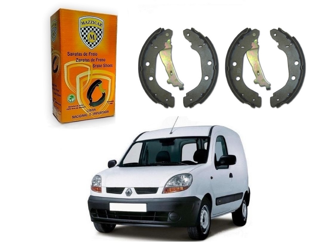  SAPATA DE FREIO MAZZICAR ORIGINAL RENAULT KANGOO 1.6 2005 A 2019