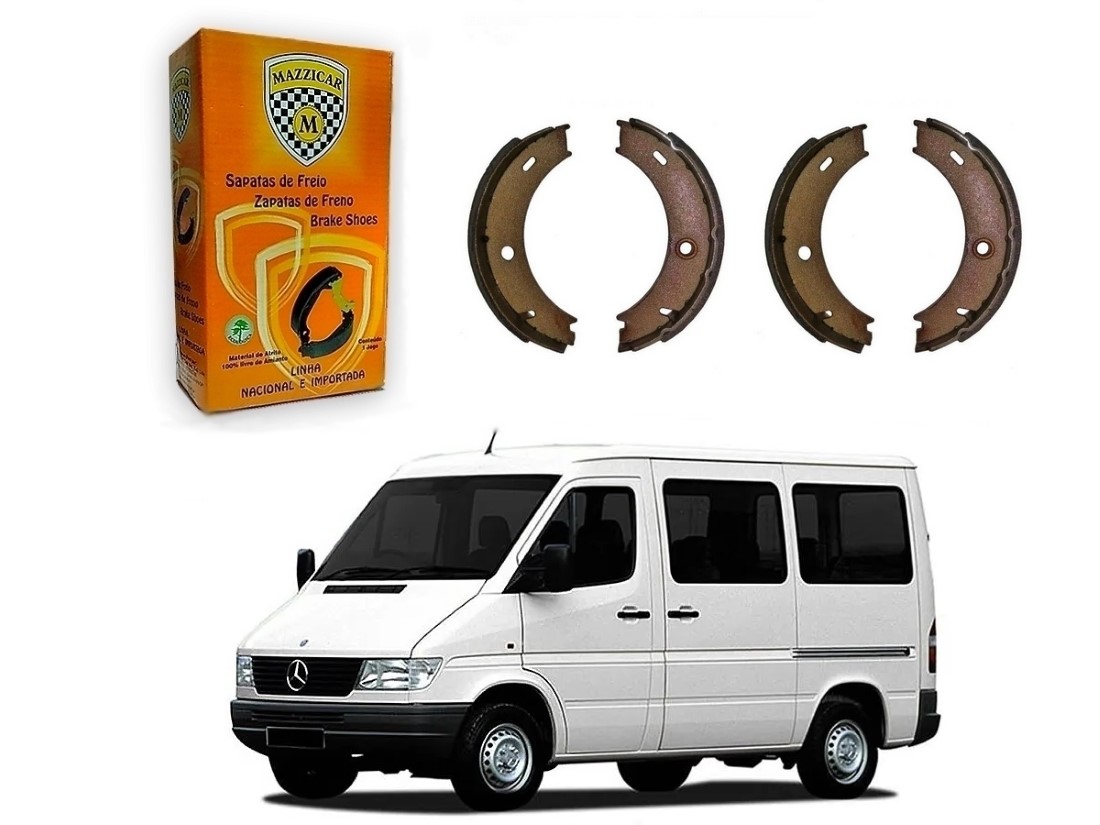  SAPATA DE FREIO MAZZICAR ORIGINAL MERCEDES-BENZ SPRINTER 312D 2.5 2000 A 2002