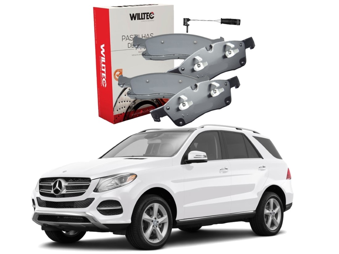  PASTILHA FREIO DIANTEIRO SENSOR WILLTEC ORIGINAL MERCEDES-BENZ GLE 350D 3.0 2015 A 2019