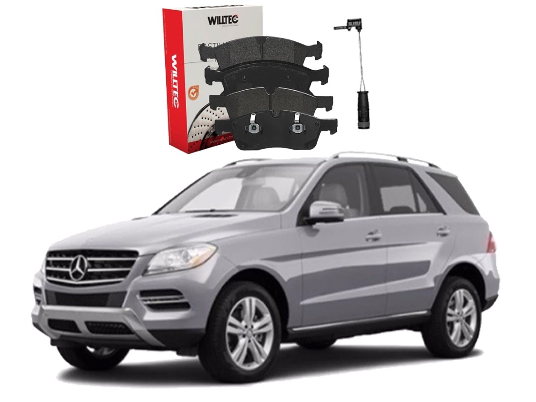  PASTILHA FREIO DIANTEIRO SENSOR WILLTEC ORIGINAL MERCEDES-BENZ ML 350 3.0 2011 A 2015