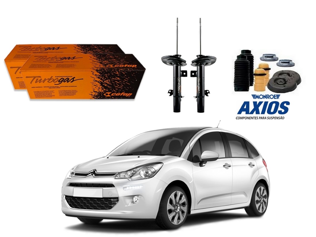  KIT AMORTECEDOR DIANTEIRO COFAP CITROËN C3 MANUAL 1.6 2013 A 2021