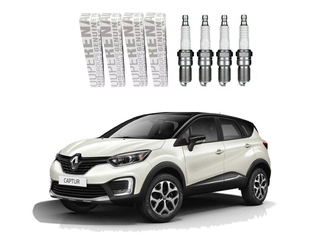  JOGO VELAS IGNIÇÃO RENAULT CAPTUR 1.6 16V 2017 A 2019