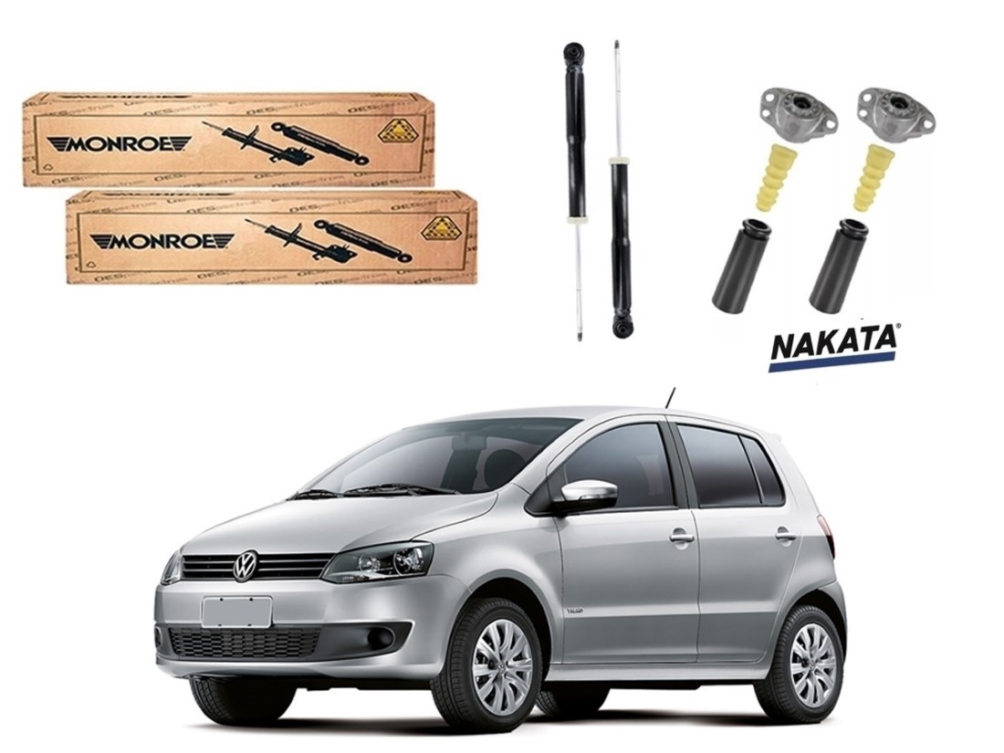  KIT AMORTECEDOR TRASEIRO MONROE ORIGINAL VOLKSWAGEN FOX 1.0 1.6 2010 A 2014