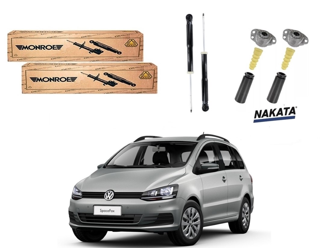  KIT AMORTECEDOR TRASEIRO MONROE ORIGINAL VOLKSWAGEN SPACEFOX 1.6 2015 A 2019