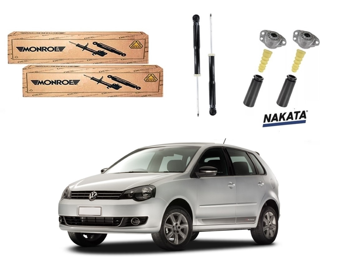  KIT AMORTECEDOR TRASEIRO MONROE ORIGINAL VOLKSWAGEN POLO 1.6 2012 A 2015