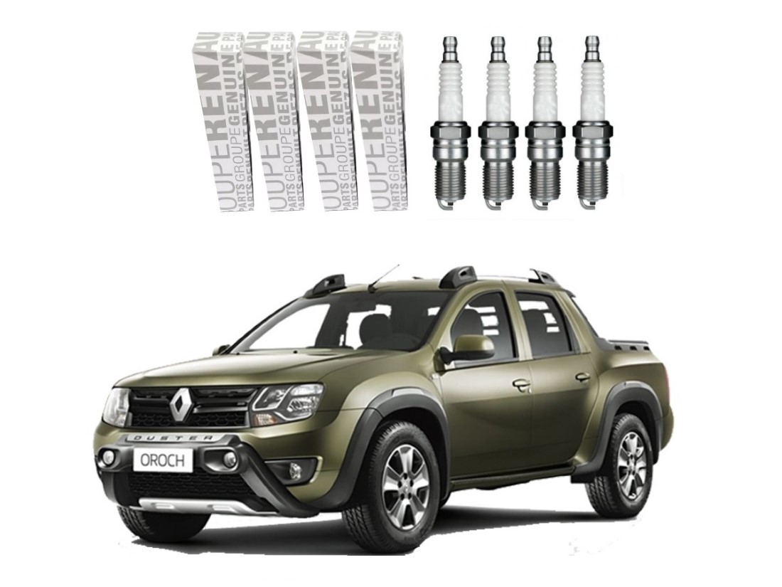  JOGO VELAS IGNIÇÃO RENAULT DUSTER OROCH 1.6 16V 2016 A 2019