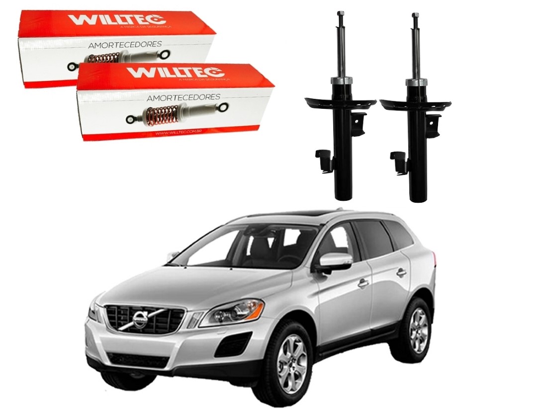  PAR AMORTECEDOR DIANTEIRO WILLTEC ORIGINAL VOLVO XC60 2.0 3.0 2008 A 2013