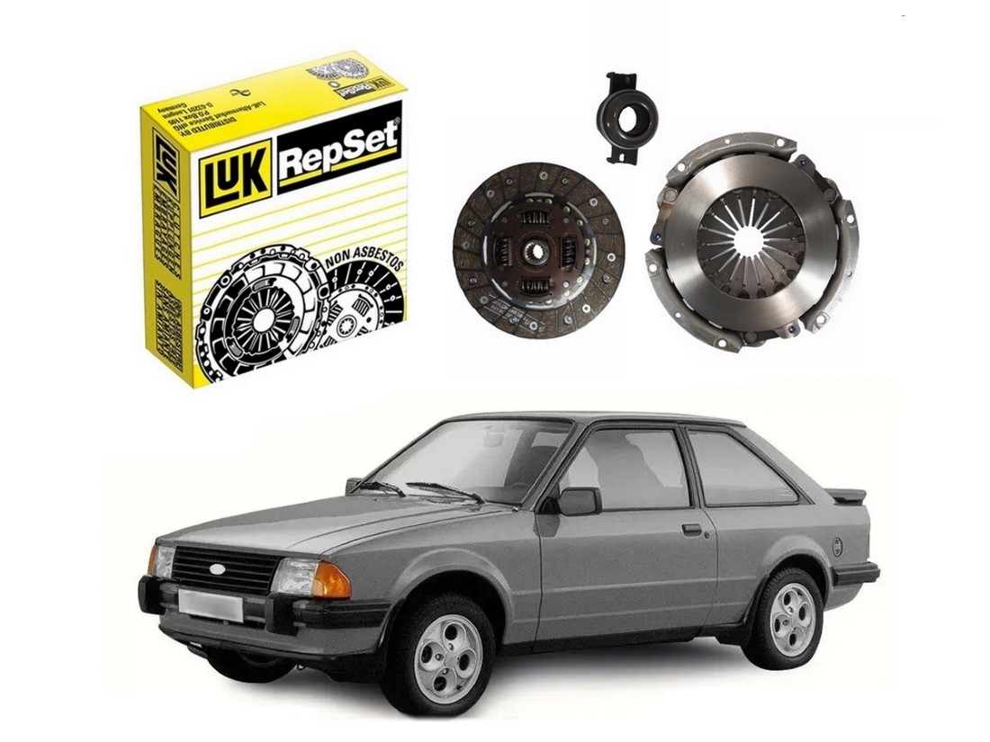  KIT EMBREAGEM LUK ORIGINAL FORD ESCORT CHT 1.6 1983 A 1986