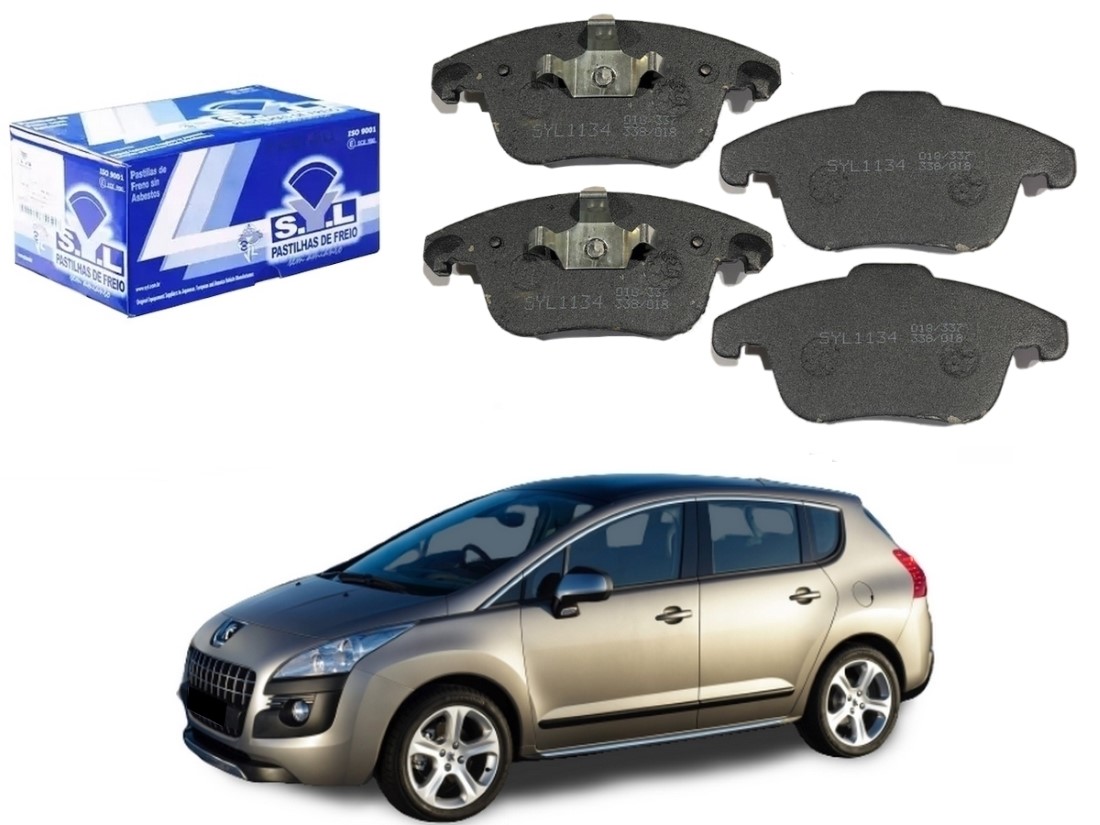  PASTILHA FREIO DIANTEIRA SYL ORIGINAL PEUGEOT 3008 1.6 THP 2010 A 2014