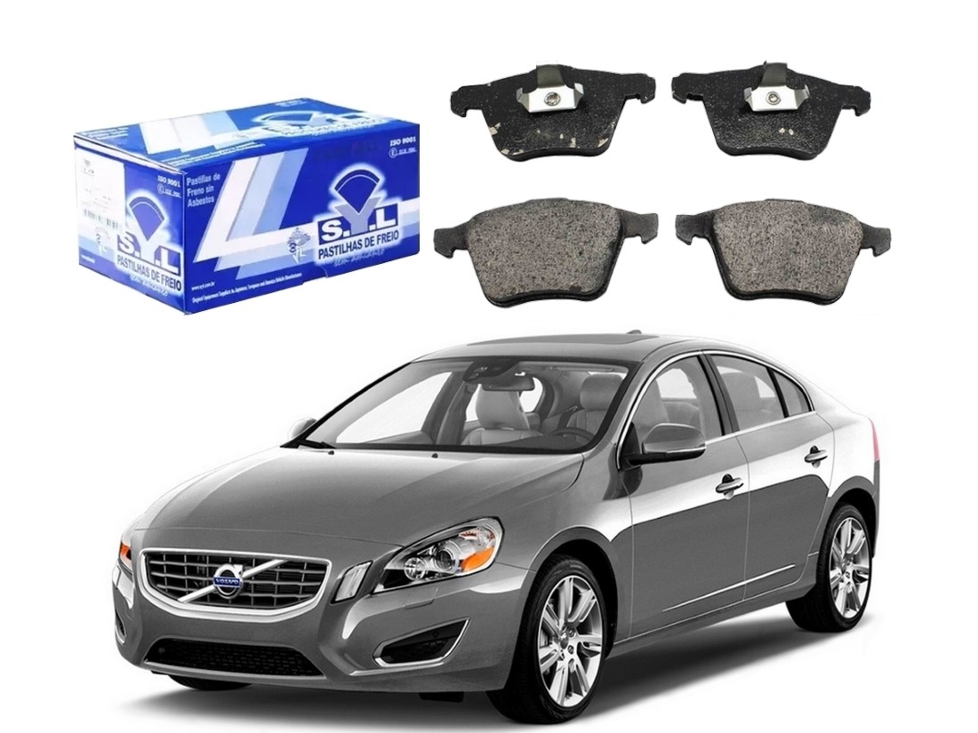  PASTILHA FREIO DIANTEIRA SYL ORIGINAL VOLVO S60 T5 2.0 2010 A 2013