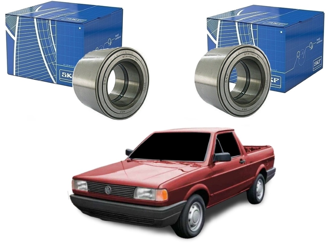  PAR ROLAMENTO RODA DIANTEIRO SKF ORIGINAL VOLKSWAGEN SAVEIRO G1 SAVEIRO QUADRADO 1.6 1.8 1991 A 1995