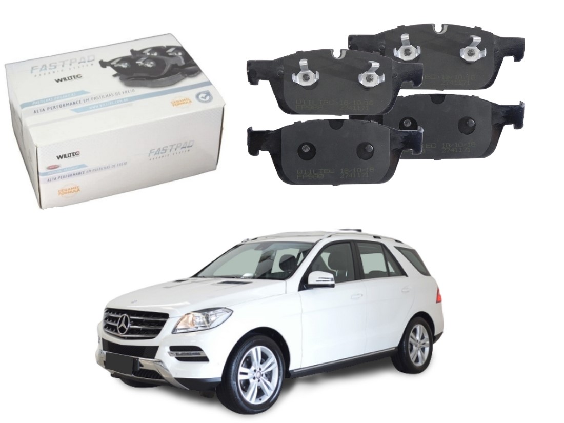  PASTILHA FREIO DIANTEIRA CERAMICA WILLTEC ORIGINAL MERCEDES-BENZ ML 350 3.0 2011 A 2014