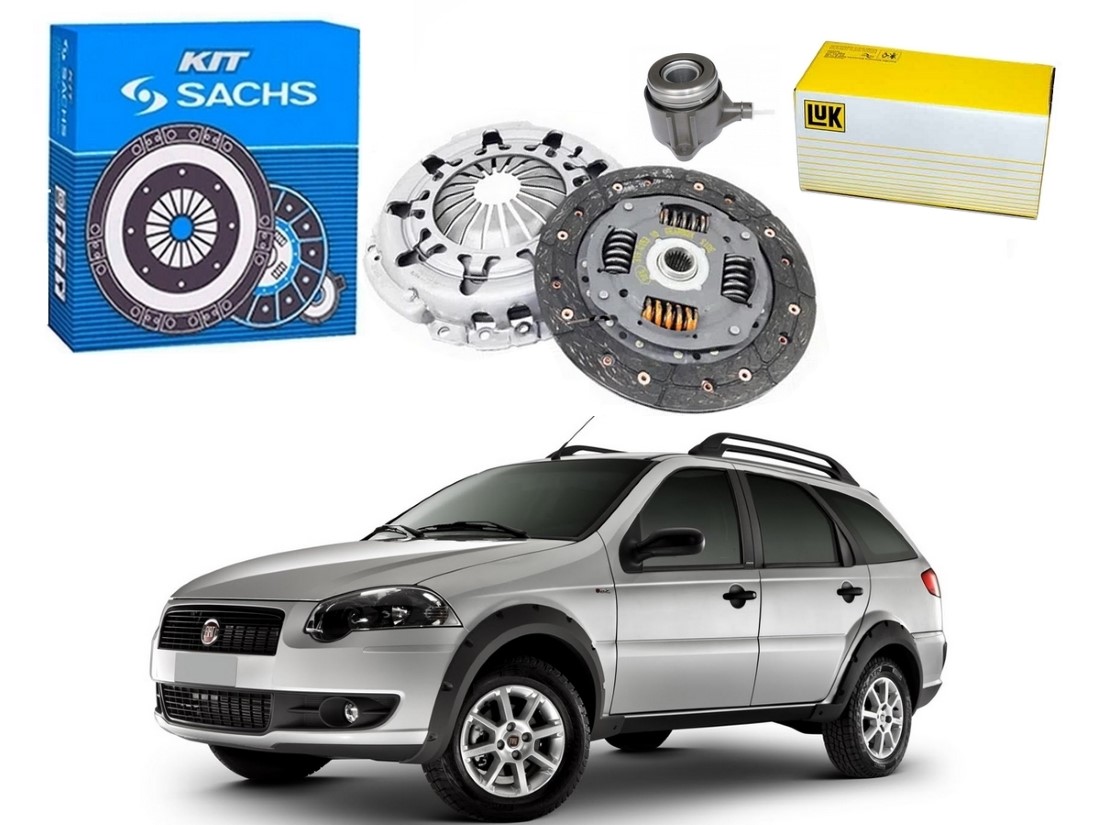  KIT EMBREAGEM ATUADOR SACHS LUK ORIGINAL FIAT PALIO WEEKEND PALIO TREKKING 1.6 16V 2012 A 2020