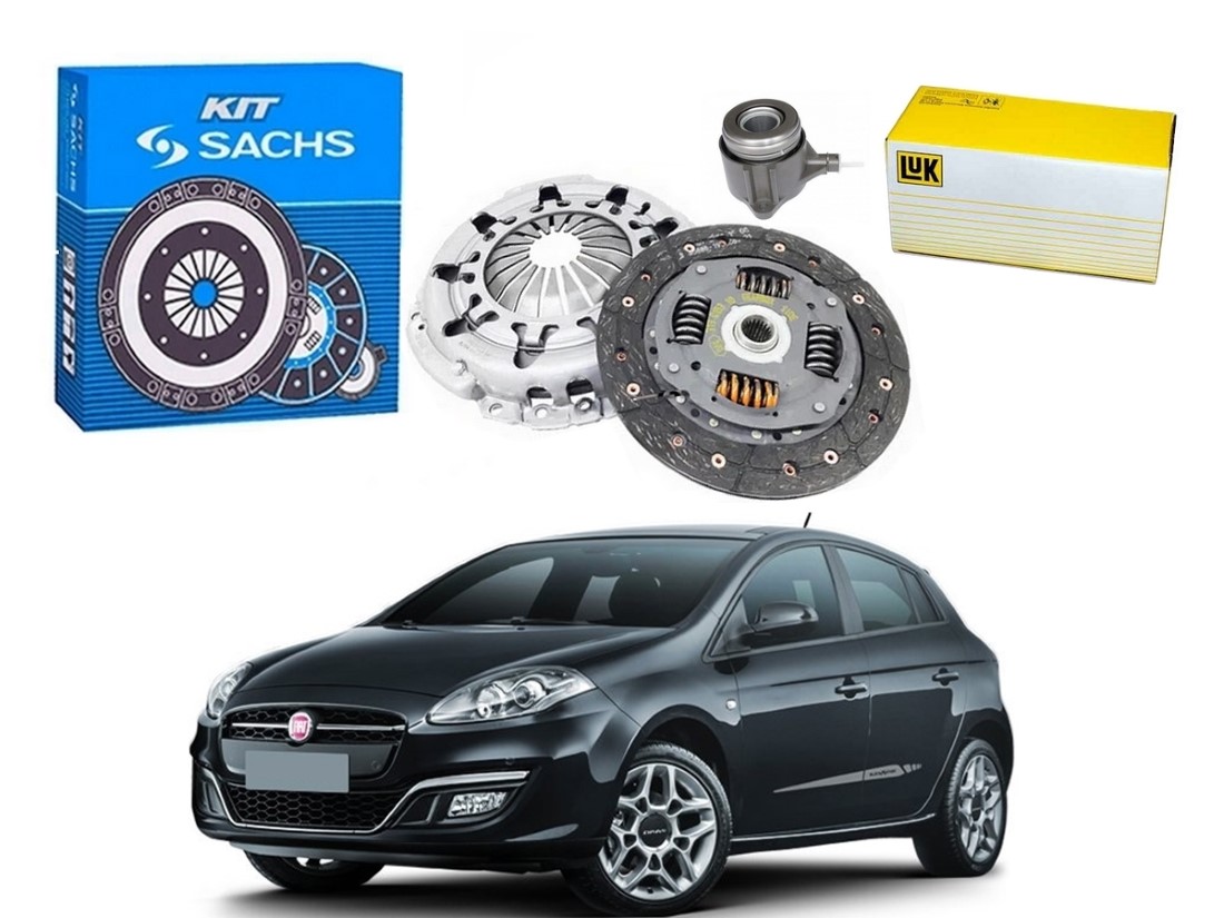  KIT EMBREAGEM ATUADOR SACHS LUK ORIGINAL FIAT BRAVO 1.8 2010 A 2016