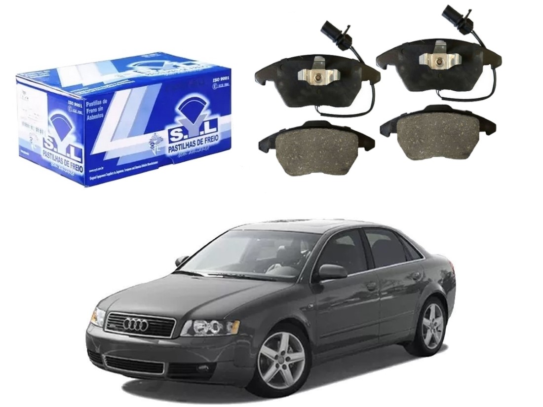  PASTILHA FREIO DIANTEIRA SYL ORIGINAL AUDI A4 2.0 16V TFSI 2008 A 2014