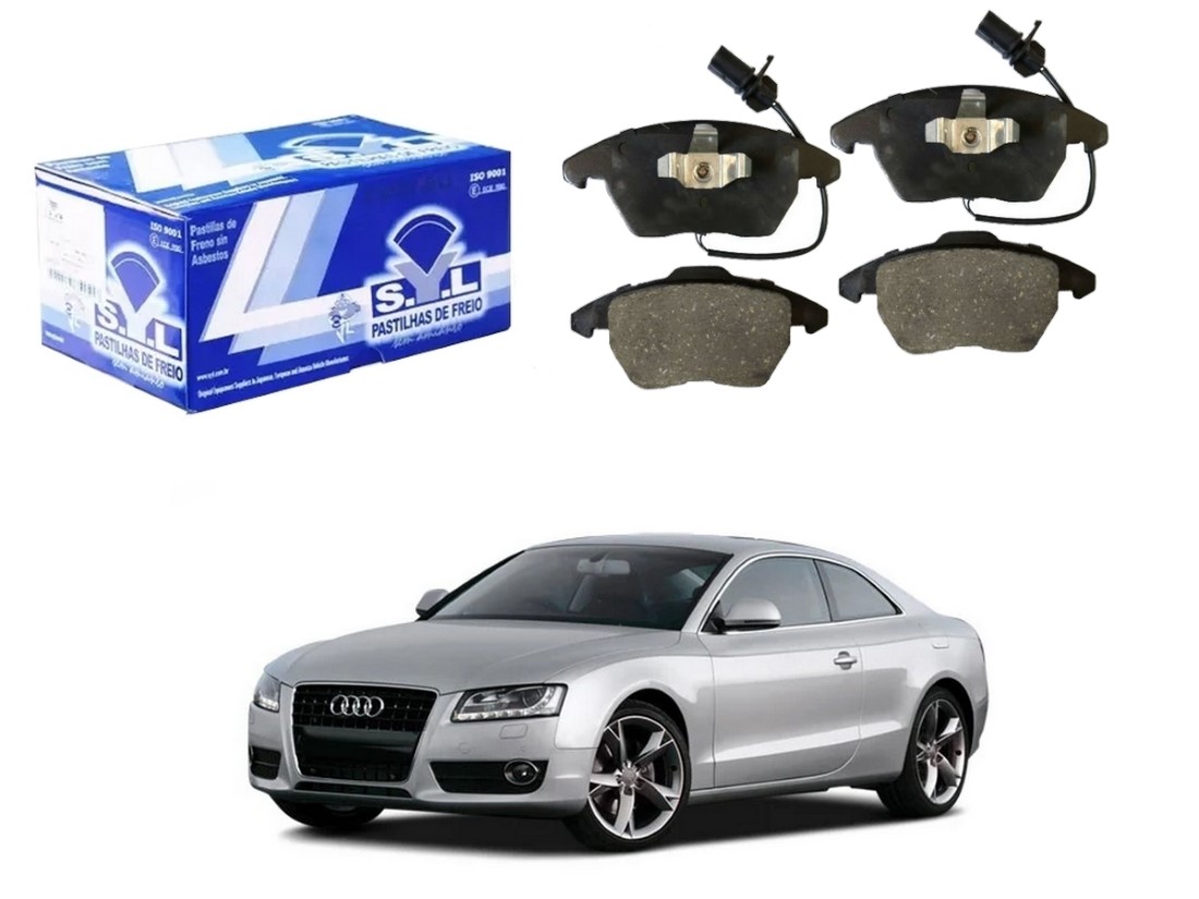  PASTILHA FREIO DIANTEIRA SYL ORIGINAL AUDI A5 2.0 16V TFSI 2008 A 2014