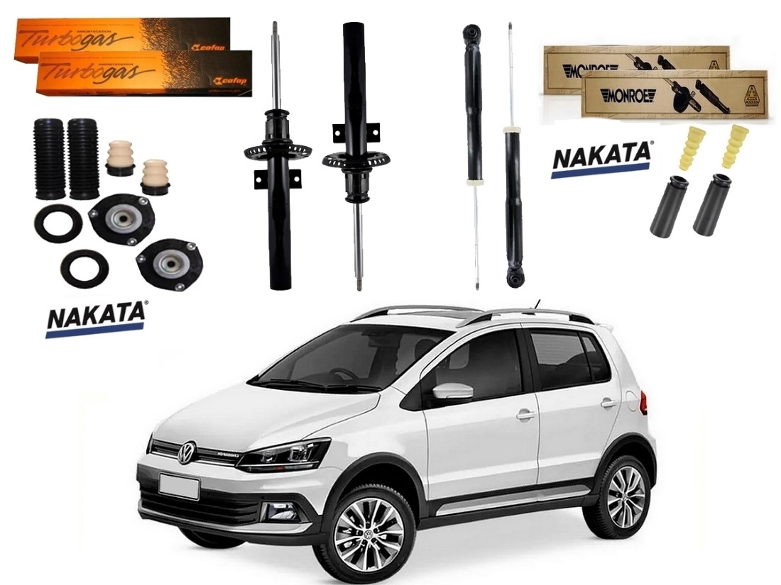  KIT AMORTECEDOR DIANTEIRO TRASEIRO COFAP MONROE ORIGINAL VOLKSWAGEN CROSSFOX 1.6 2015 A 2019