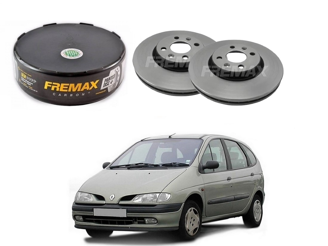  DISCO FREIO DIANTEIRO FREMAX ORIGINAL RENAULT SCENIC 1.6 2.0 1998 A 2002