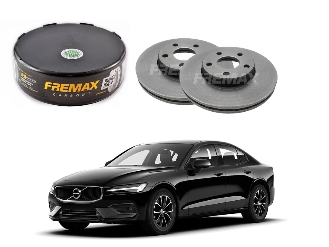  DISCO FREIO DIANTEIRO FREMAX ORIGINAL VOLVO S40 1.5 2.0 2017 A 2020