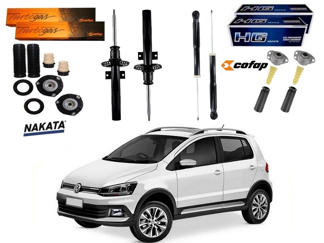  KIT AMORTECEDOR DIANTEIRO COFAP NAKATA ORIGINAL VOLKSWAGEN CROSSFOX 1.6 2015 A 2019