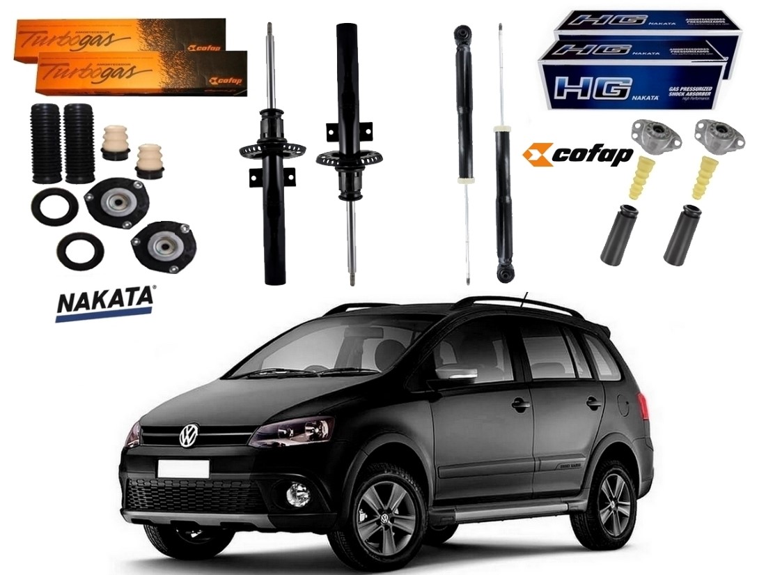  KIT AMORTECEDOR DIANTEIRO COFAP NAKATA ORIGINAL VOLKSWAGEN SPACECROSS 1.6 2012 A 2014