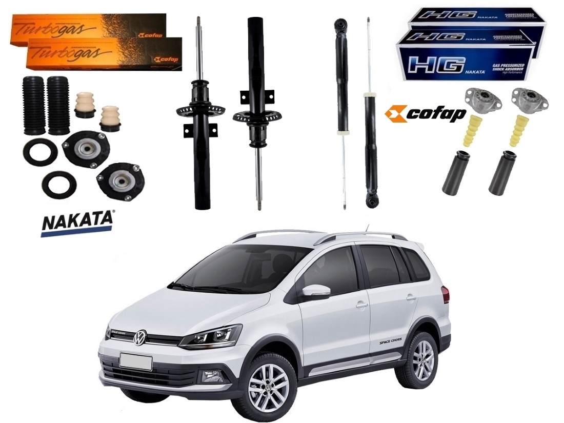  KIT AMORTECEDOR DIANTEIRO COFAP NAKATA ORIGINAL VOLKSWAGEN SPACECROSS 1.6 2015 A 2019