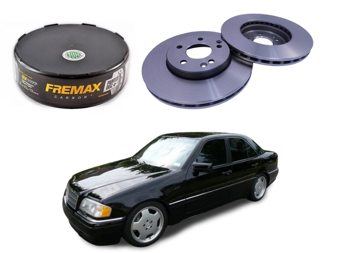  DISCO FREIO DIANTEIRO FREMAX ORIGINAL MERCEDES-BENZ C36 AMG 3.6 1996 A 2001