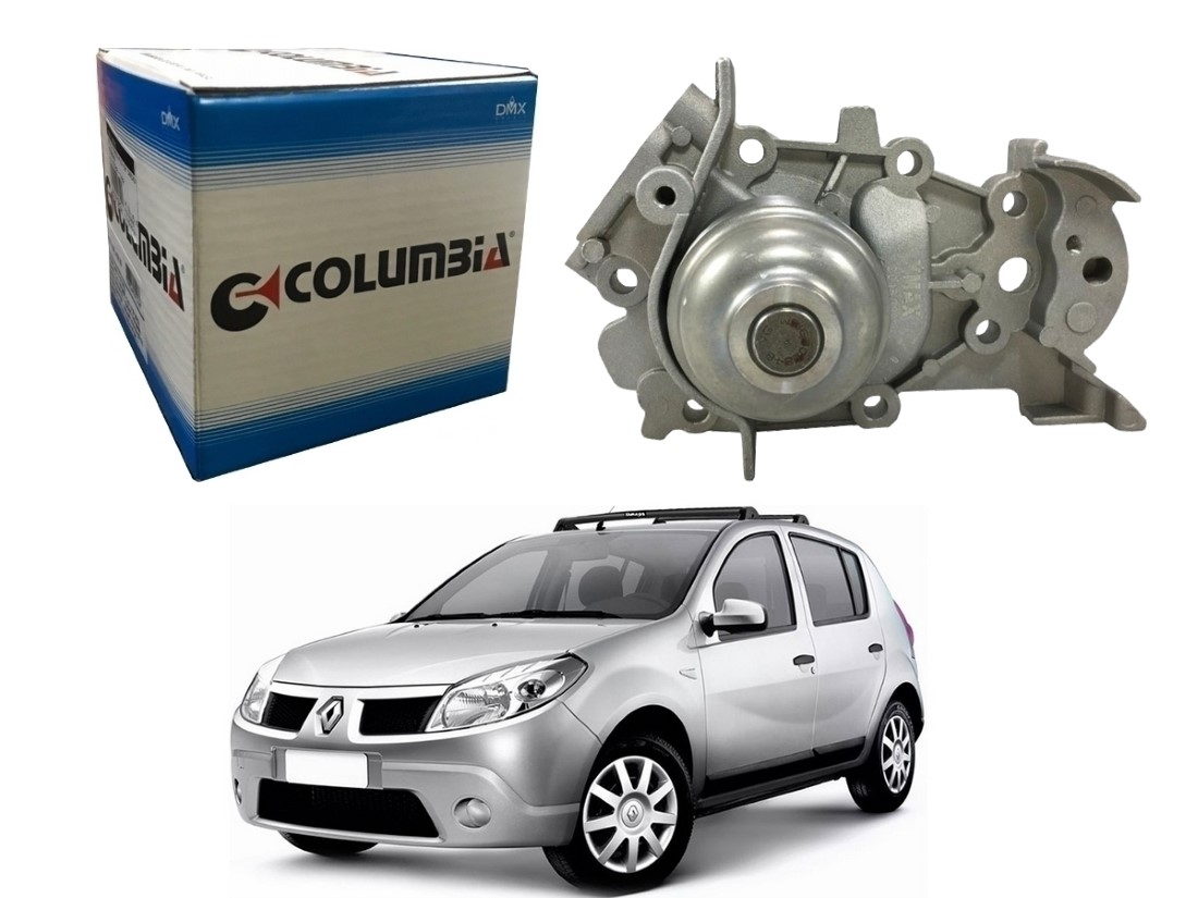  BOMBA D'AGUA COLUMBIA RENAULT SANDERO 1.0 16V 2007 A 2013